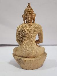 Buddhist Handmade Wooden Statue Of Amitabha Buddha, [karma Wood]