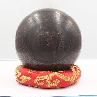 Nepali Singing Bowl With Dorje Design
