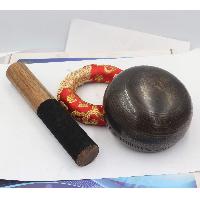 Nepali Singing Bowl With Dorje Design
