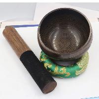 Nepali Singing Bowl With Dorje Design
