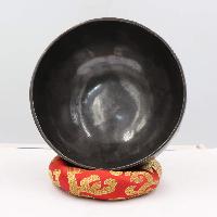 Buddhist Hand Beaten [moon] Singing Bowl, With Plain Design