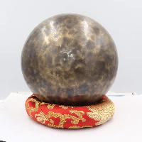 Buddhist Hand Beaten [moon] Singing Bowl, With Plain Design