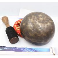 Buddhist Hand Beaten Jambati Singing Bowl, With Plain Design