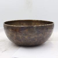 Buddhist Hand Beaten Jambati Singing Bowl, With Plain Design