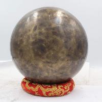 Buddhist Hand Beaten Jambati Singing Bowl, With Plain Design