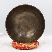 Buddhist Hand Beaten Jambati Singing Bowl, With Plain Design