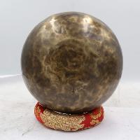 Buddhist Hand Beaten Jambati Singing Bowl, With Plain Design