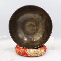 Buddhist Hand Beaten Jambati Singing Bowl, With Plain Design