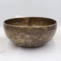 Moon Bowl, Buddhist Hand-beaten Singing Bowl, Moon Singing Bowl 
