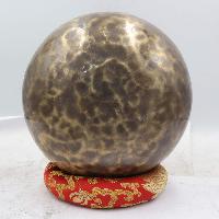 Moon Bowl, Buddhist Hand-beaten Singing Bowl, Moon Singing Bowl 
