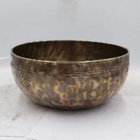 Buddhist Hand Beaten [moon Bowl] Singing Bowl
