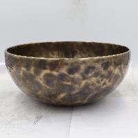 Buddhist Hand Beaten Moon Bowl Singing Bowl
