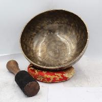 Buddhist Hand Beaten Moon Bowl Singing Bowl
