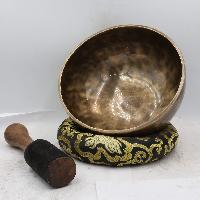 Moon Bowl, Buddhist Hand Beaten Bowl Singing Bowl
