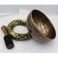 Moon Bowl, Buddhist Hand Beaten Bowl Singing Bowl
