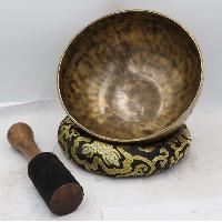 Moon Bowl, Buddhist Hand Beaten [moon] Bowl Singing Bowl
