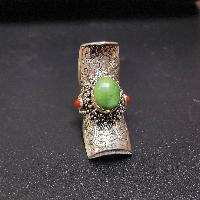 Designer Silver Jewellery [ring] With [turquoise Stone]