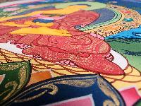 Shakyamuni Buddha Thangka, Buddhist Traditional Painting, Tibetan Style