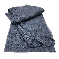 Pashmina Shawl, [gray Colour Dye], With Four-ply Wool