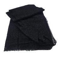Ring Shawl, A Thin, Soft, And Light Shawl For All-weather Use, Two-ply Wool, Color [charcoal]