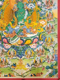 21 Tara Thangka, Buddhist Traditional Painting, [real Gold], Tibetan Style