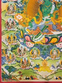 21 Tara Thangka, Buddhist Traditional Painting, [real Gold], Tibetan Style