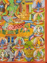 21 Tara Thangka, Buddhist Traditional Painting, [real Gold], Tibetan Style