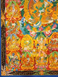 21 Tara Thangka, Buddhist Traditional Painting, [real Gold], Tibetan Style