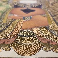 Amitabha Buddha Thangka, Buddhist Traditional Painting, Karma Gadri Art, [real Gold], [hand Painted]