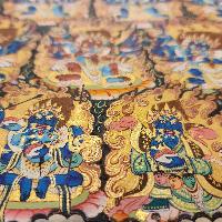 Padmasambhava Refuse Tree Thangka, [master Quality], Buddhist Traditional Painting, Tibetan Style, [real Gold]