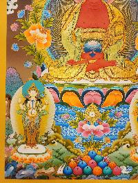 Amitabha Buddha Thangka, [master Quality], Buddhist Traditional Painting, Tibetan Style, [real Gold]