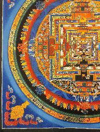 Kalachakra Mandala Thangka, [good Quality], Buddhist Traditional Painting, Tibetan Style