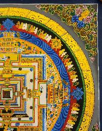 Kalachakra Mandala Thangka, [good Quality], Buddhist Traditional Painting, Tibetan Style