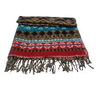 Dhaka Shawl, Multicolor Durable Acrylic Shawl With Various Patterns