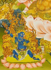 Chenrezig Thangka, Buddhist Traditional Painting, Tibetan Style, [real Gold]