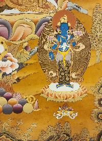 Amitabha Buddha Thangka, Buddhist Traditional Painting, Tibetan Style, [real Gold]