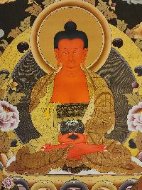 Amitabha Buddha Thangka, Buddhist Traditional Painting, Tibetan Style, [real Gold]