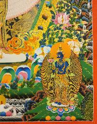 1000 Arms Sahasrabhuja Avalokitesvara, Buddhist Handmade Thangka Painting, [real Gold]