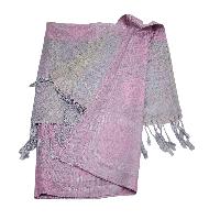 Jamawar Shawl, Nepali Acrylic Shawl, Color [wisteria]