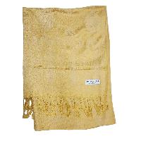 Jamawar Shawl, Nepali Acrylic Shawl, Color [pale Gold]