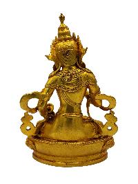 Vajrasattva, Buddhist Miniature Statue, [full Gold Plated]