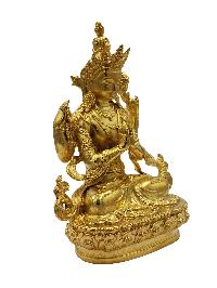 Chenrezig, Buddhist Miniature Statue, [full Gold Plated]