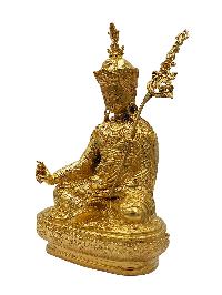 Padmasambhava, Buddhist Miniature Statue, [full Gold Plated]