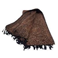 Yak Wool Blanket, Nepali Acrylic Hand Loom Blanket, Color [coffee Brown]