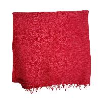 Yak Wool Blanket, Nepali Acrylic Hand Loom Blanket, Color [maroon]