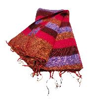 Yak Wool Blanket, Nepali Acrylic Hand Loom Blanket, [multi-color]