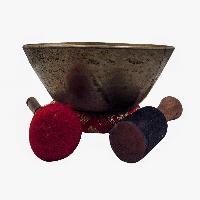 Uncommon Singing Bowl, Buddhist Hand Beaten