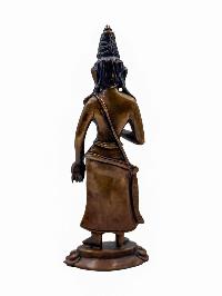 [padmapani Lokeshvara], Buddhist Handmade Statue, [chocolate Oxidized]