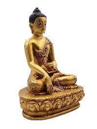 [shakyamuni Buddha], Buddhist Handmade Statue, [gold Plated], [faced Painted]