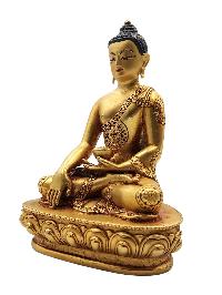 [shakyamuni Buddha], Buddhist Handmade Statue, [gold Plated], [faced Painted]